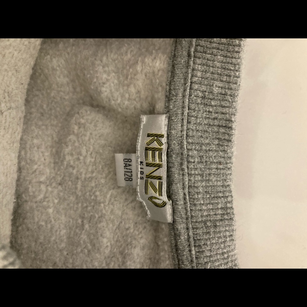 KENZO Boy Grey Sweater Size 8 - Picture 3 of 4